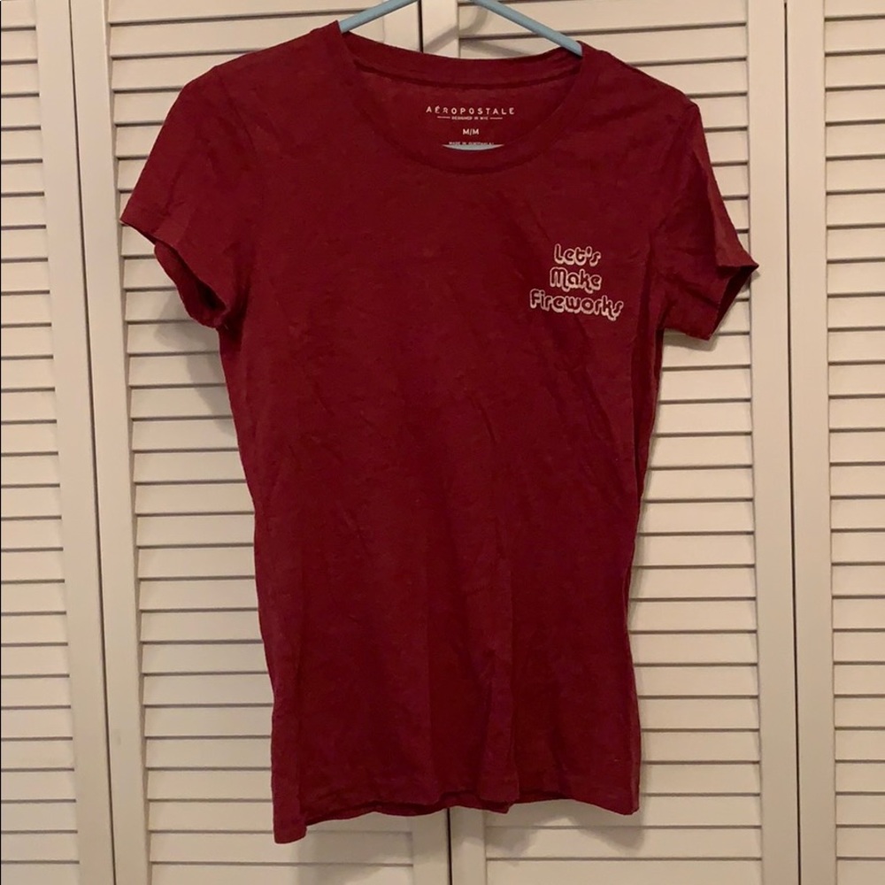 Red lets make fireworks tee